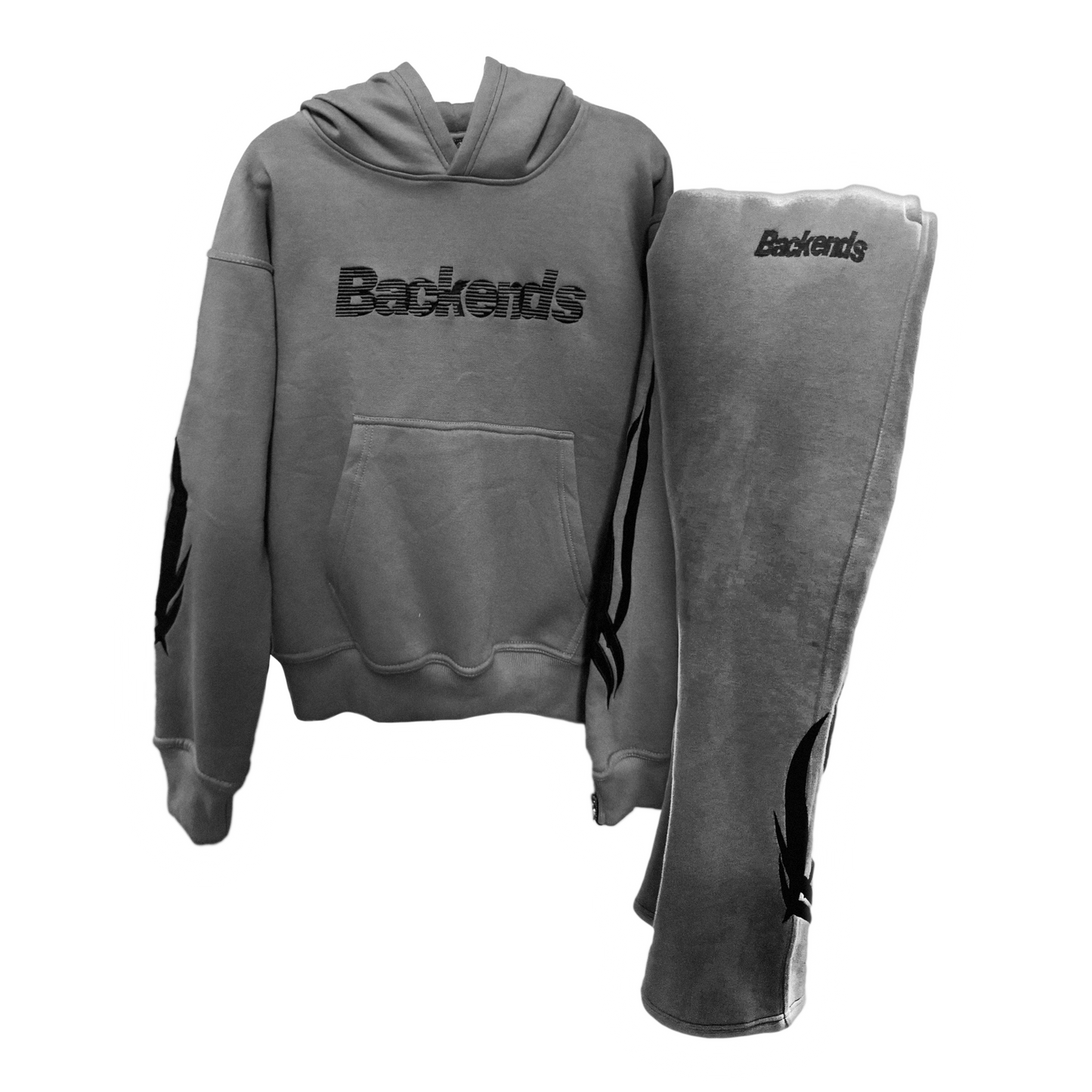 "BACKENDS SWEATSUIT GRAY"