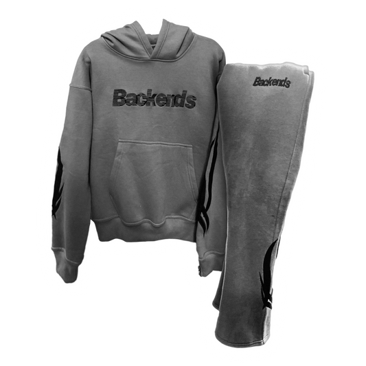 "BACKENDS SWEATSUIT GRAY"