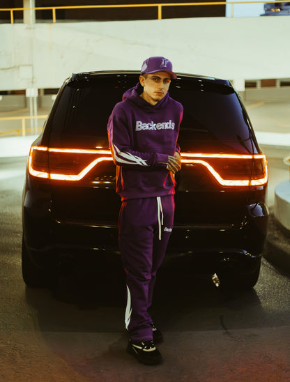 "BACKENDS SWEATSUIT PURPLE"