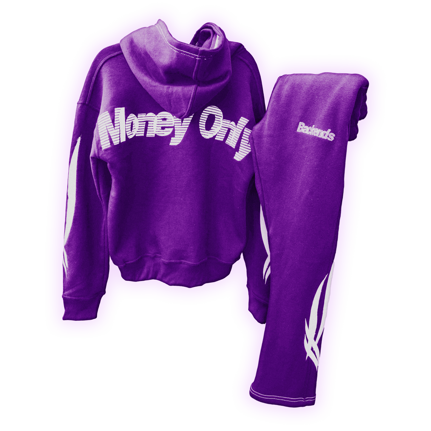 "BACKENDS SWEATSUIT PURPLE"